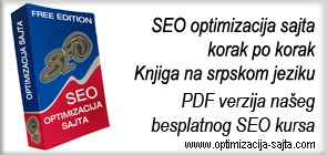 Knjiga SEO optimizacija sajta